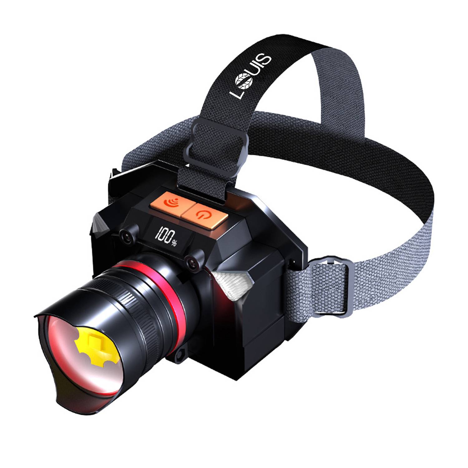 UltraBright LED Digital Display Headlamp 3