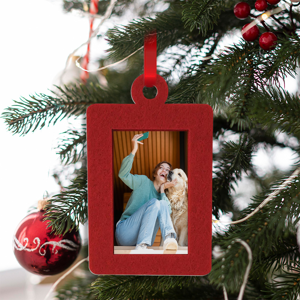 Felt Holiday Photo Frame
