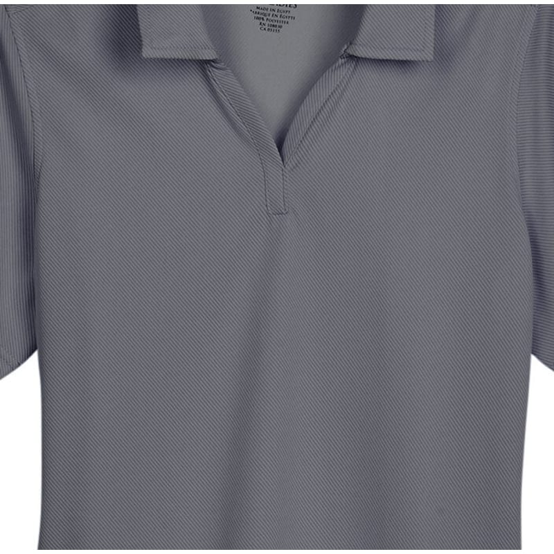 UltraClub Ladies' Cavalry Twill Performance Polo 2