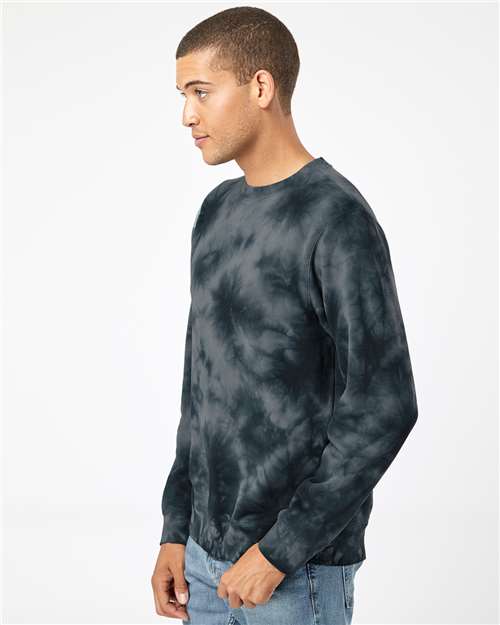 Unisex Midweight Tie-Dyed Crewneck Sweatshirt - PRM3500TD 13