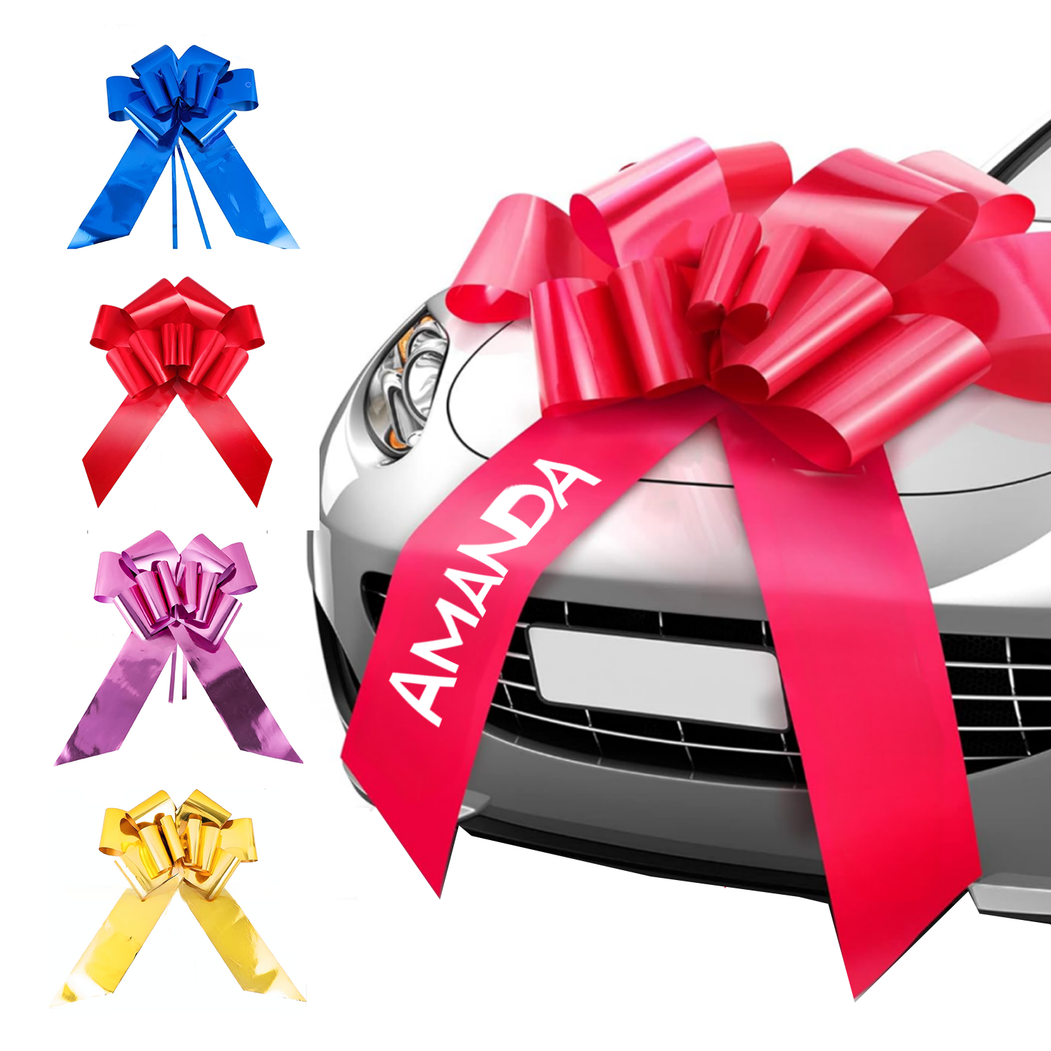 30" Jum-Bows Great Gift Polypropylene Giant Car Bow 1