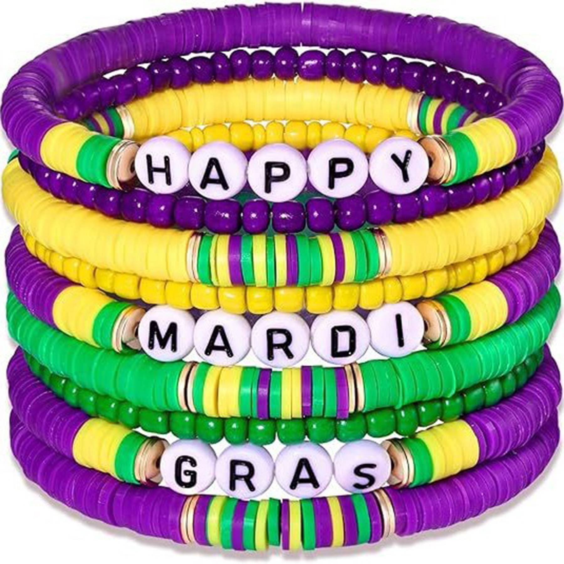 Plastic Purple elastic thread soft bracelet 2