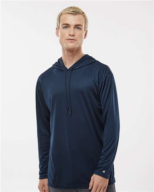 Unisex B-Core Hooded Long Sleeve T-Shirt - 4105 82