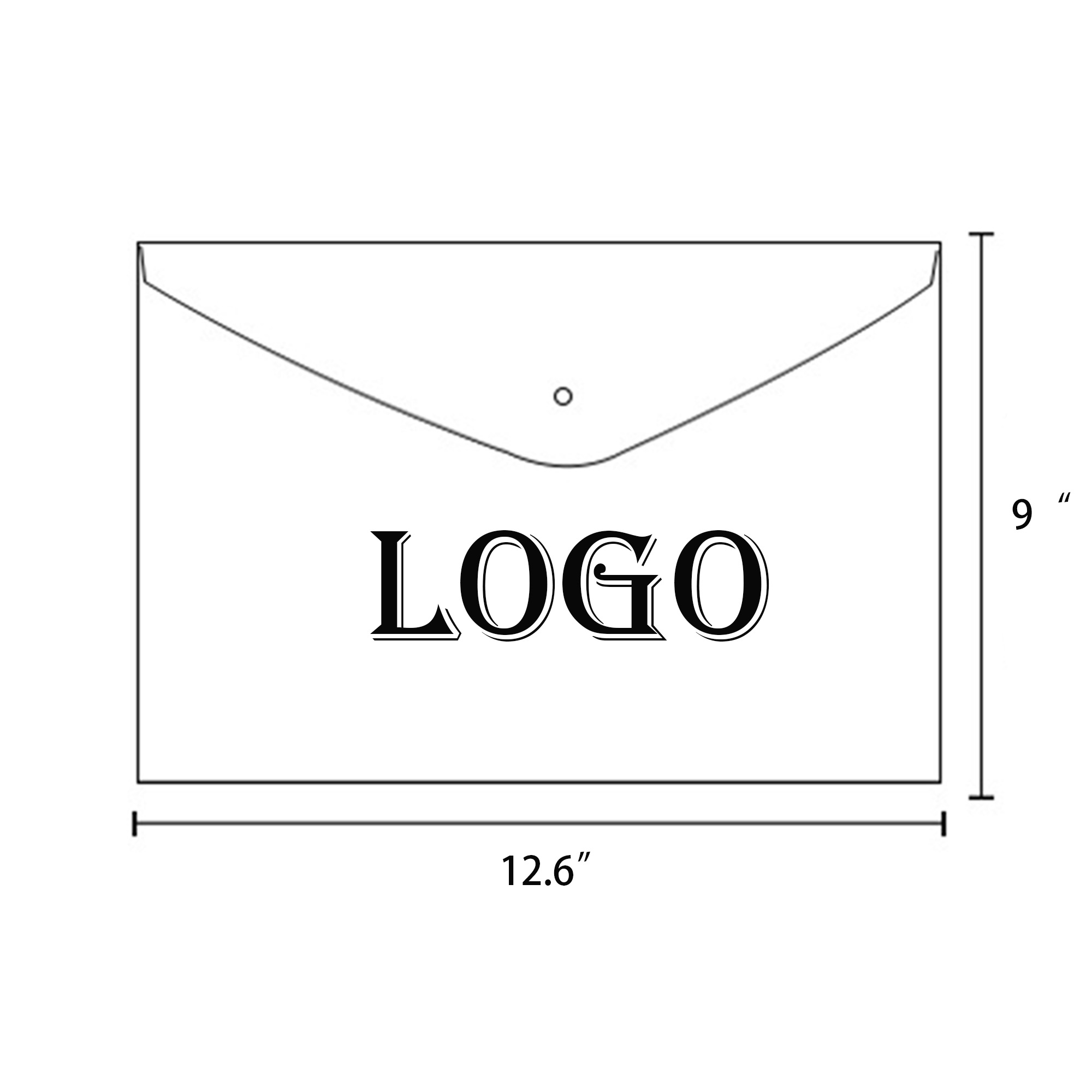 A4 Snap Button File Folder 3