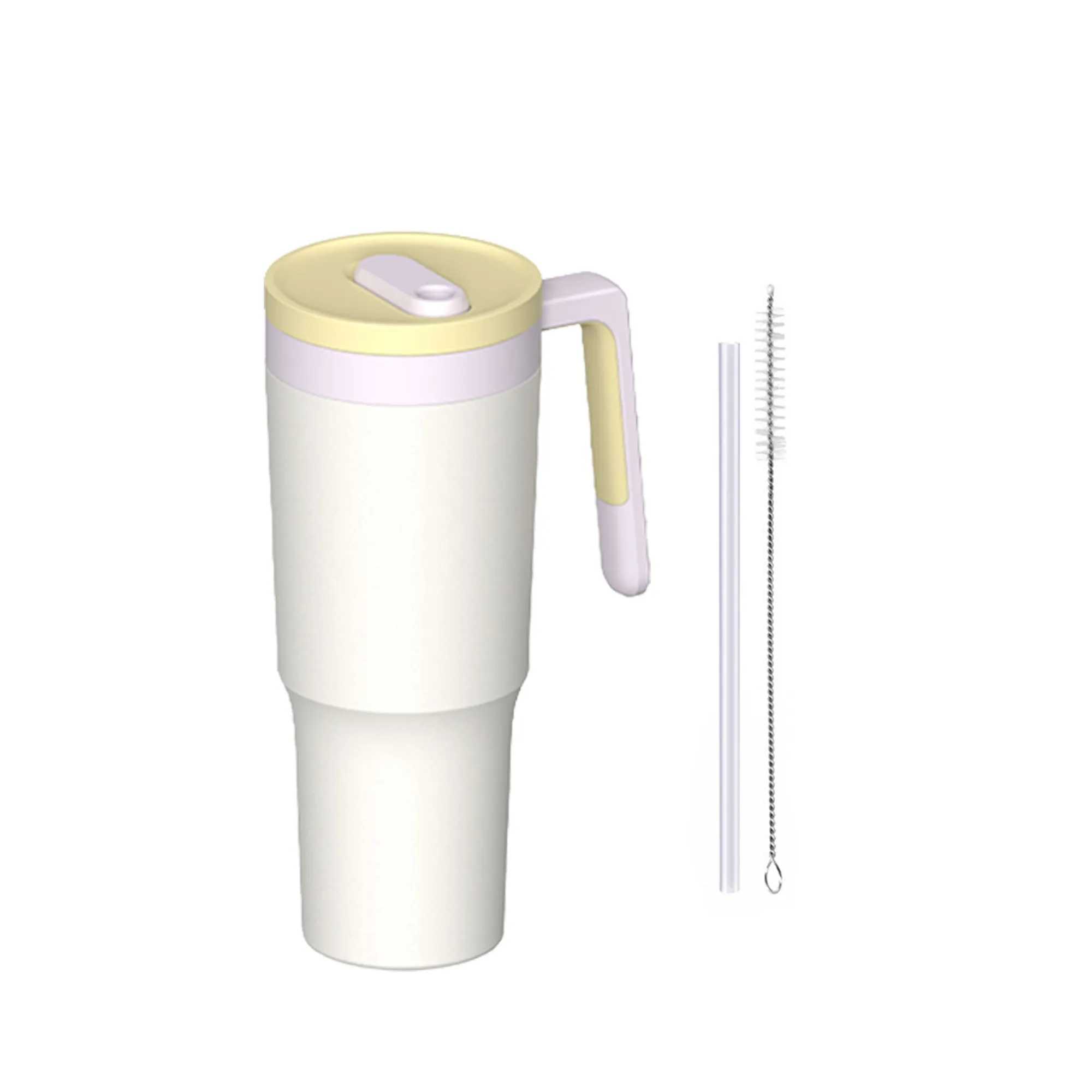 New 40oz Straw Cup with Handle 3
