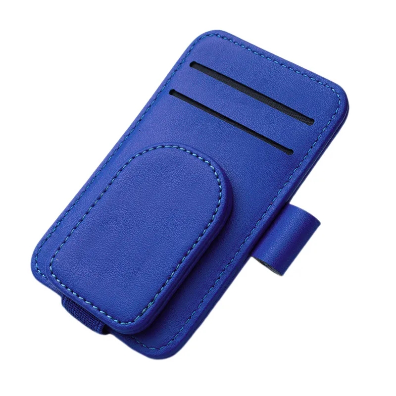 Pu Leather Car Sun Visor Magnetic Clip 5