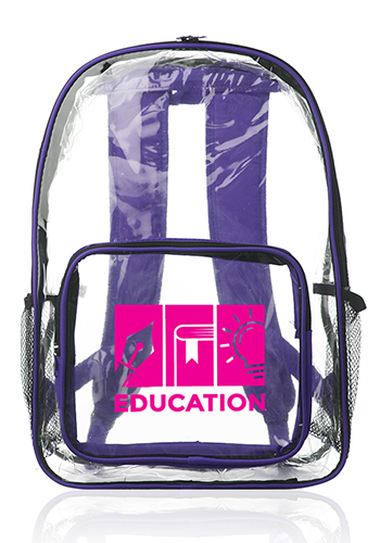 Pocket Clear Plastic Backpacks 14