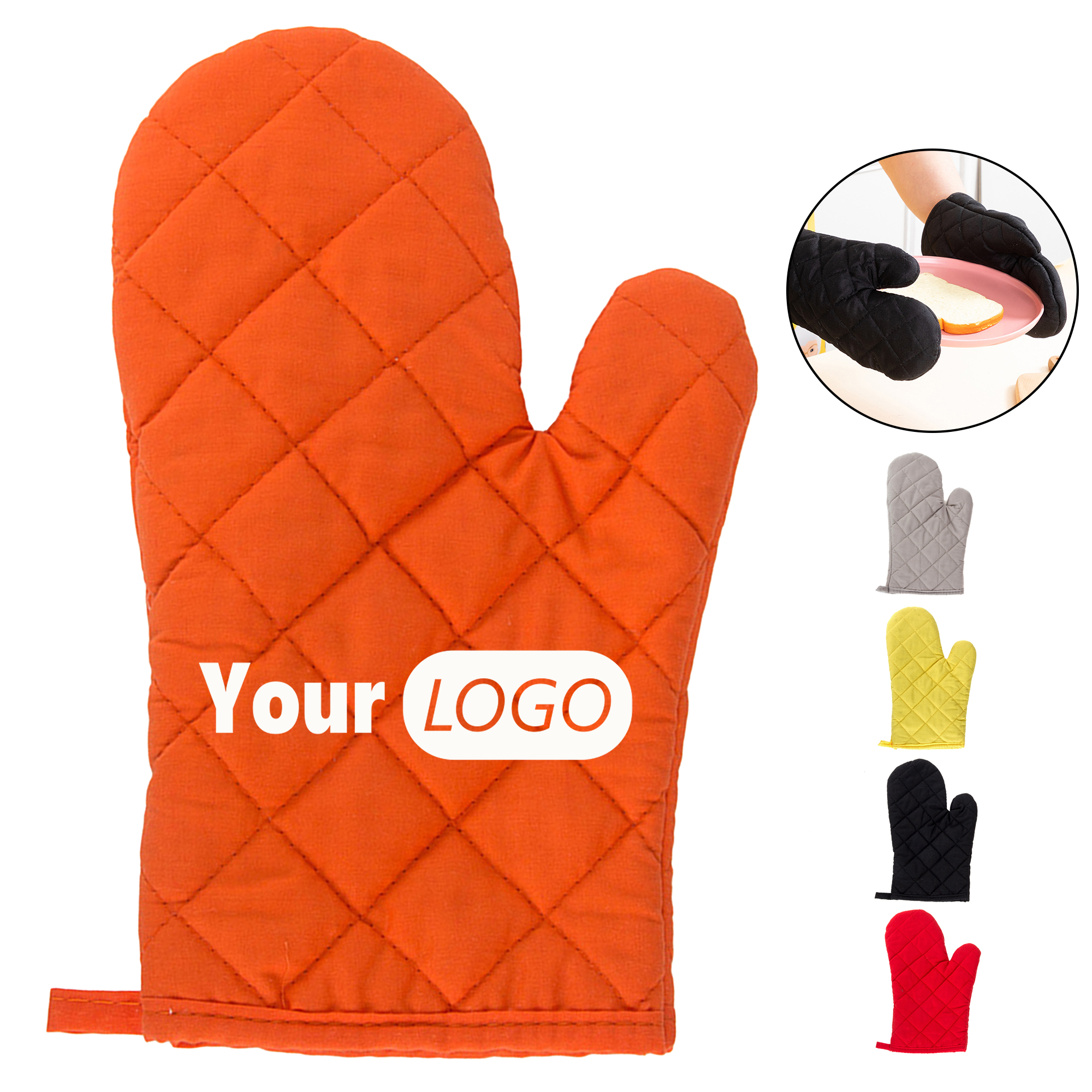 Polyester Single Kitchen Baking Mitt 6