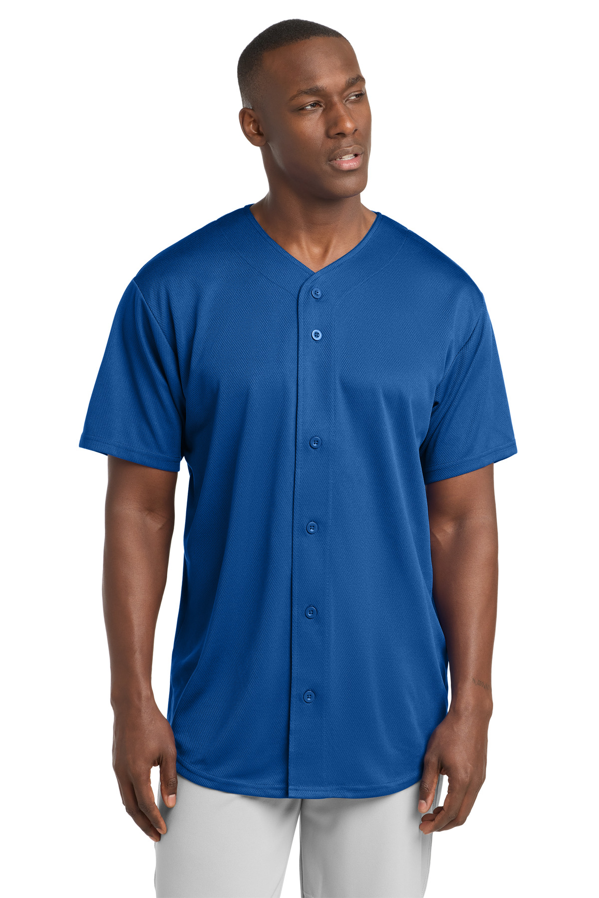 Sport-Tek PosiCharge Tough Mesh Full-Button Jersey. ST220 20