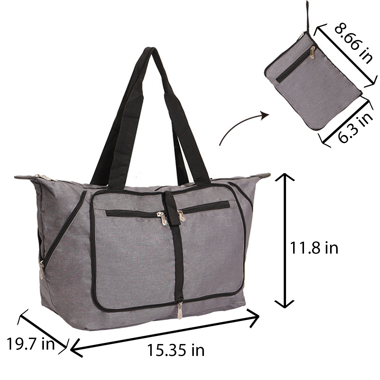 Portable and Foldable Luggage Tote Bag 2