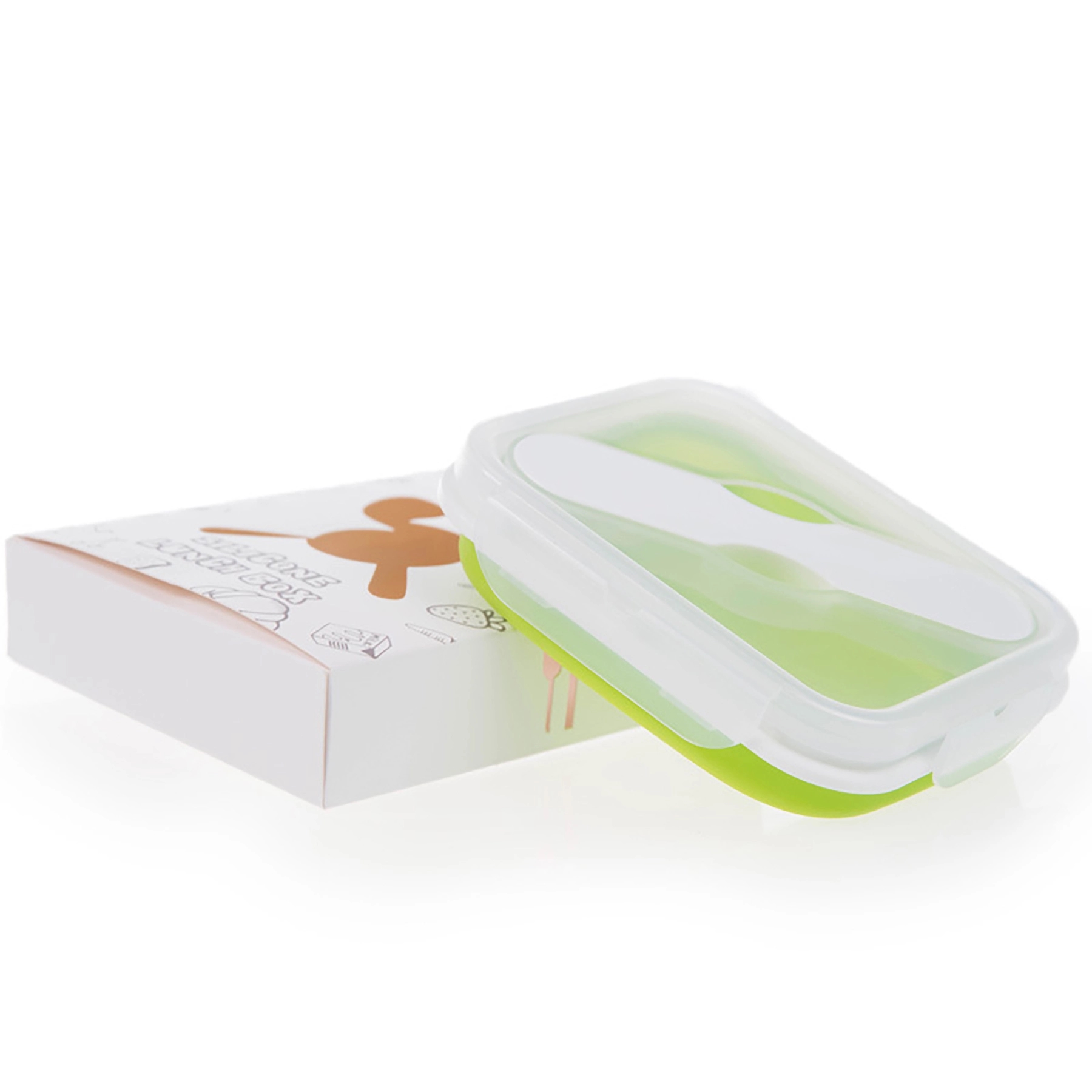Foldable Bento Lunch Box Collapsible Food Storage Containers 8