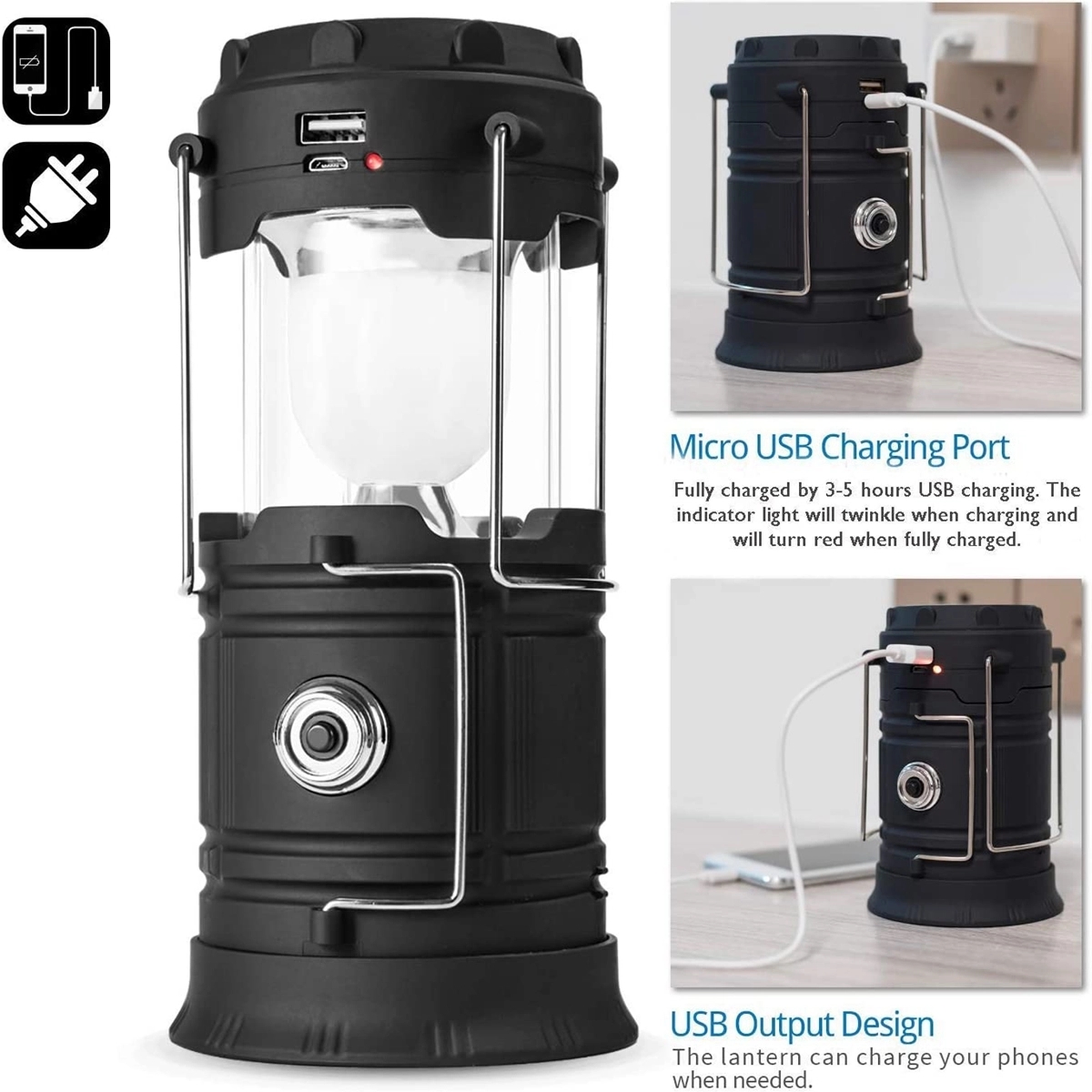 Multi-Function Solar Camping Lantern 6