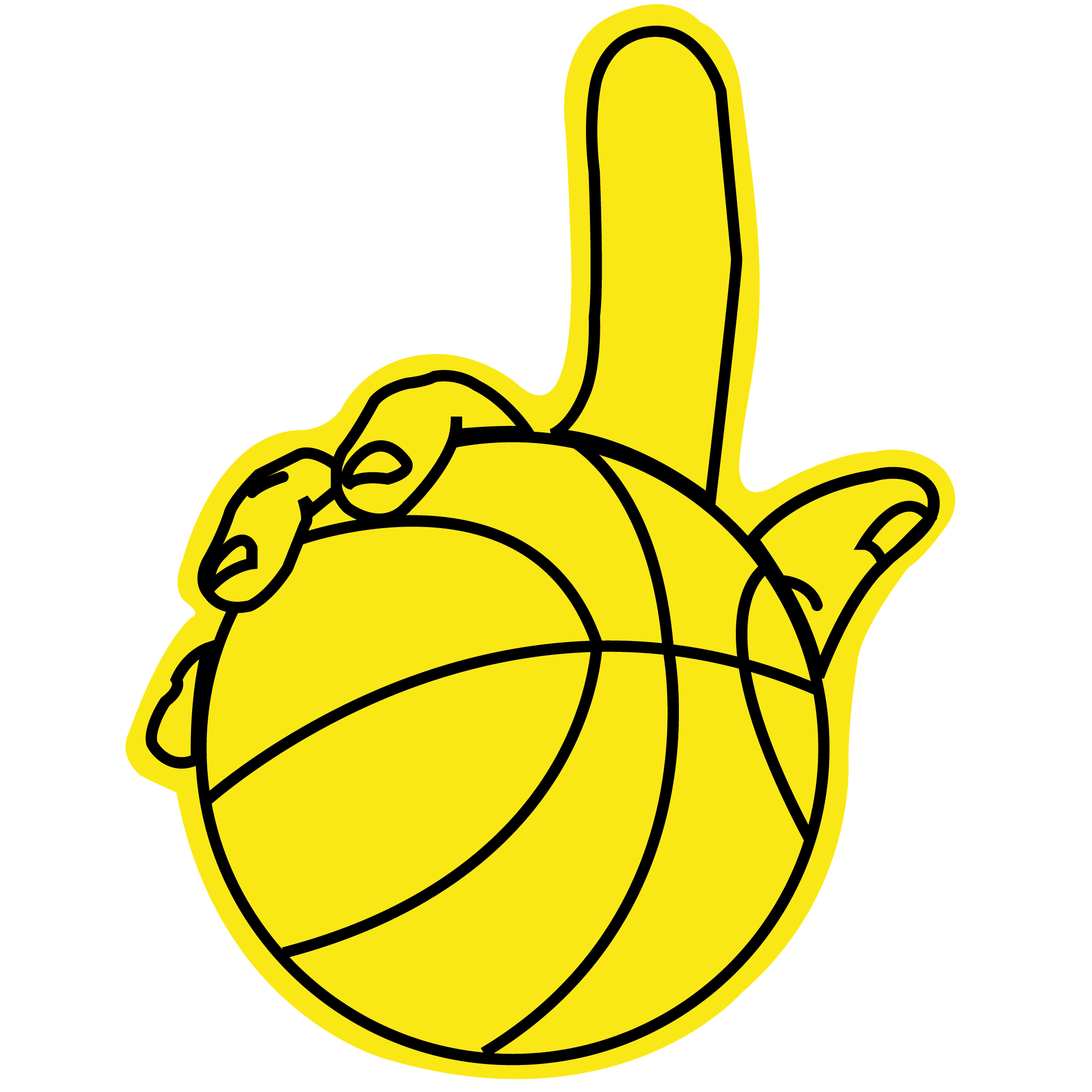 Large Basketball Hand 20