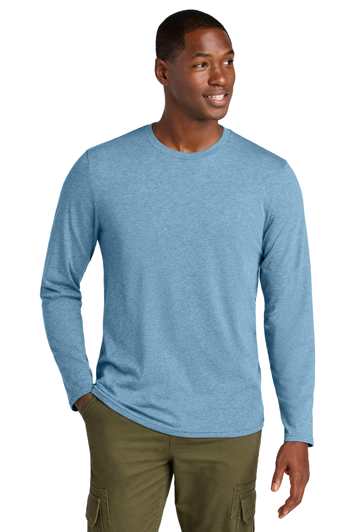 District Perfect Weight CVC Long Sleeve Tee DT185 26