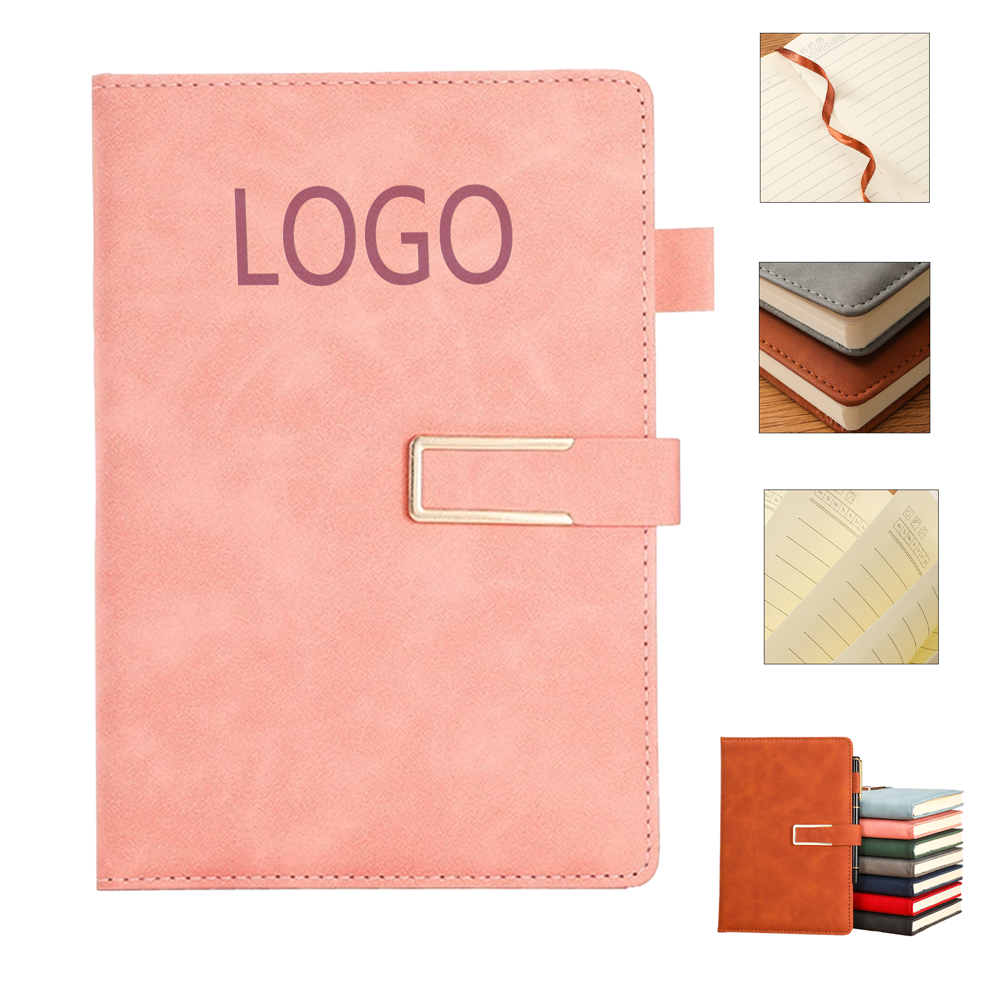 A5 Leather Notebook with Pen Loop 9