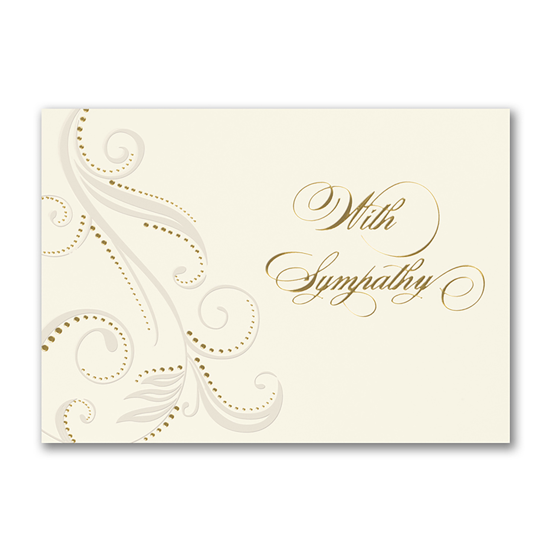 Flourish In Pearl Sympathy Card 1