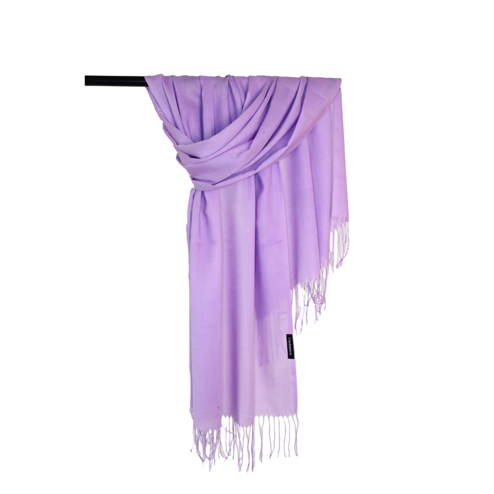 Knitted Polyester Scarf With Tassel 8