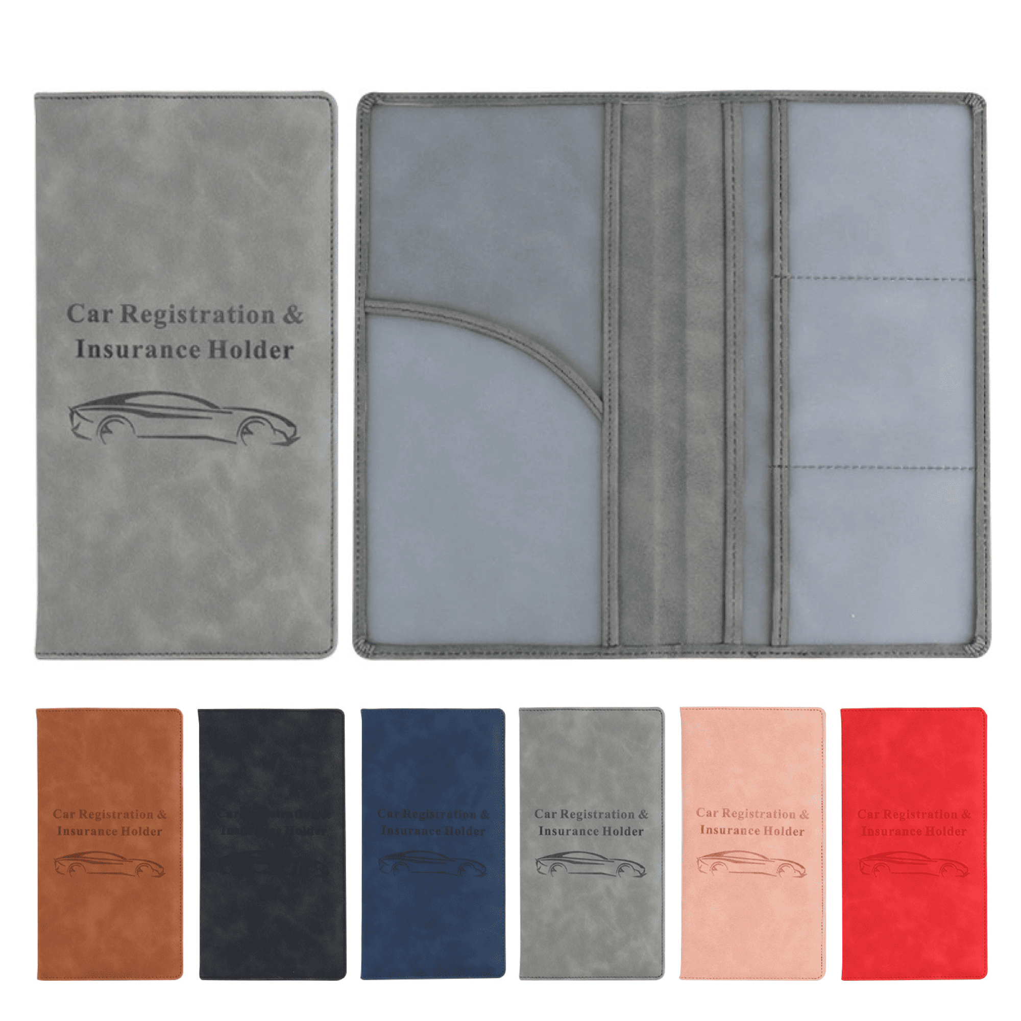 Durable Long Style Vehicle Registration Cover 5