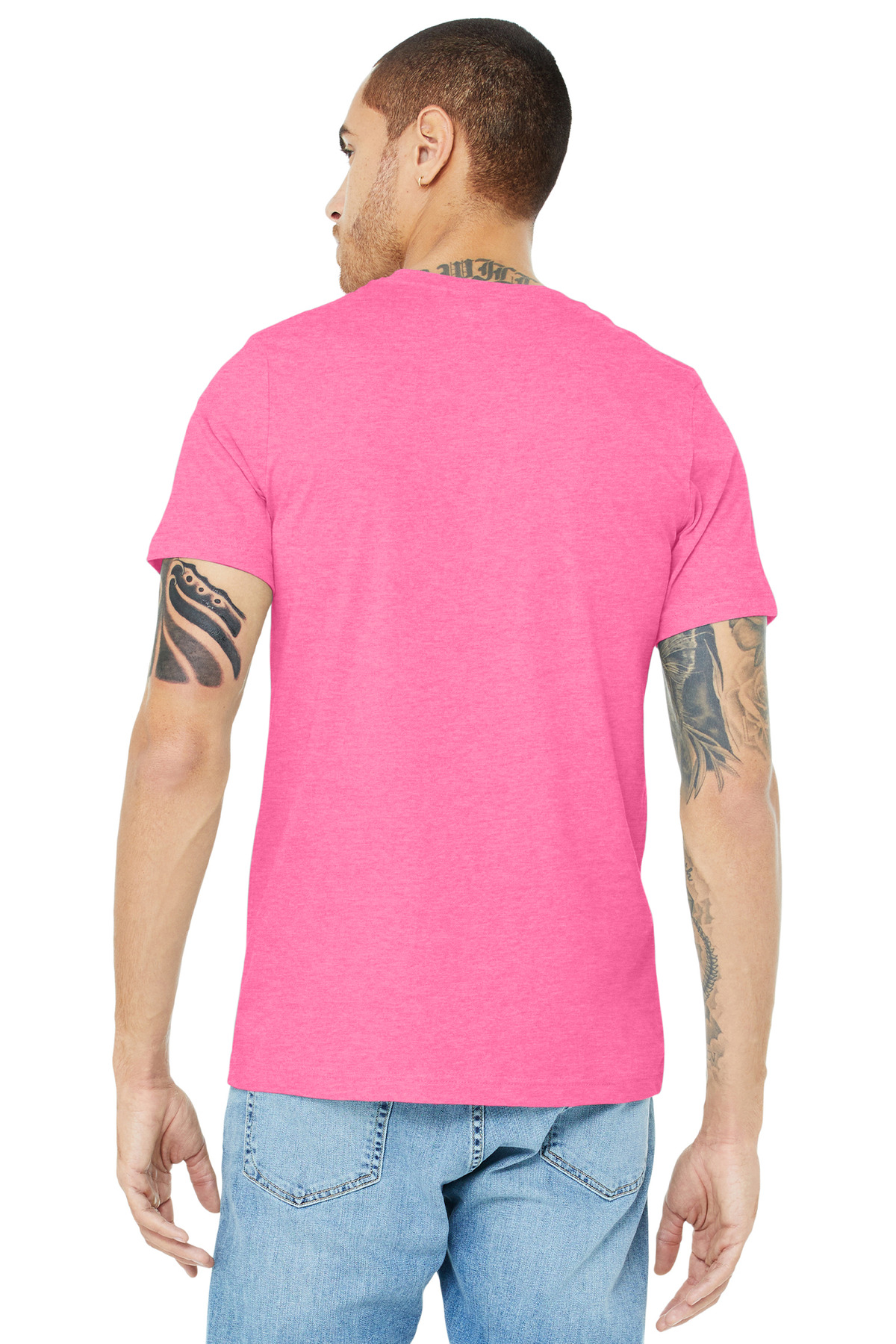 BELLA+CANVAS Unisex Heather CVC Short Sleeve Tee. BC3001CVC 400