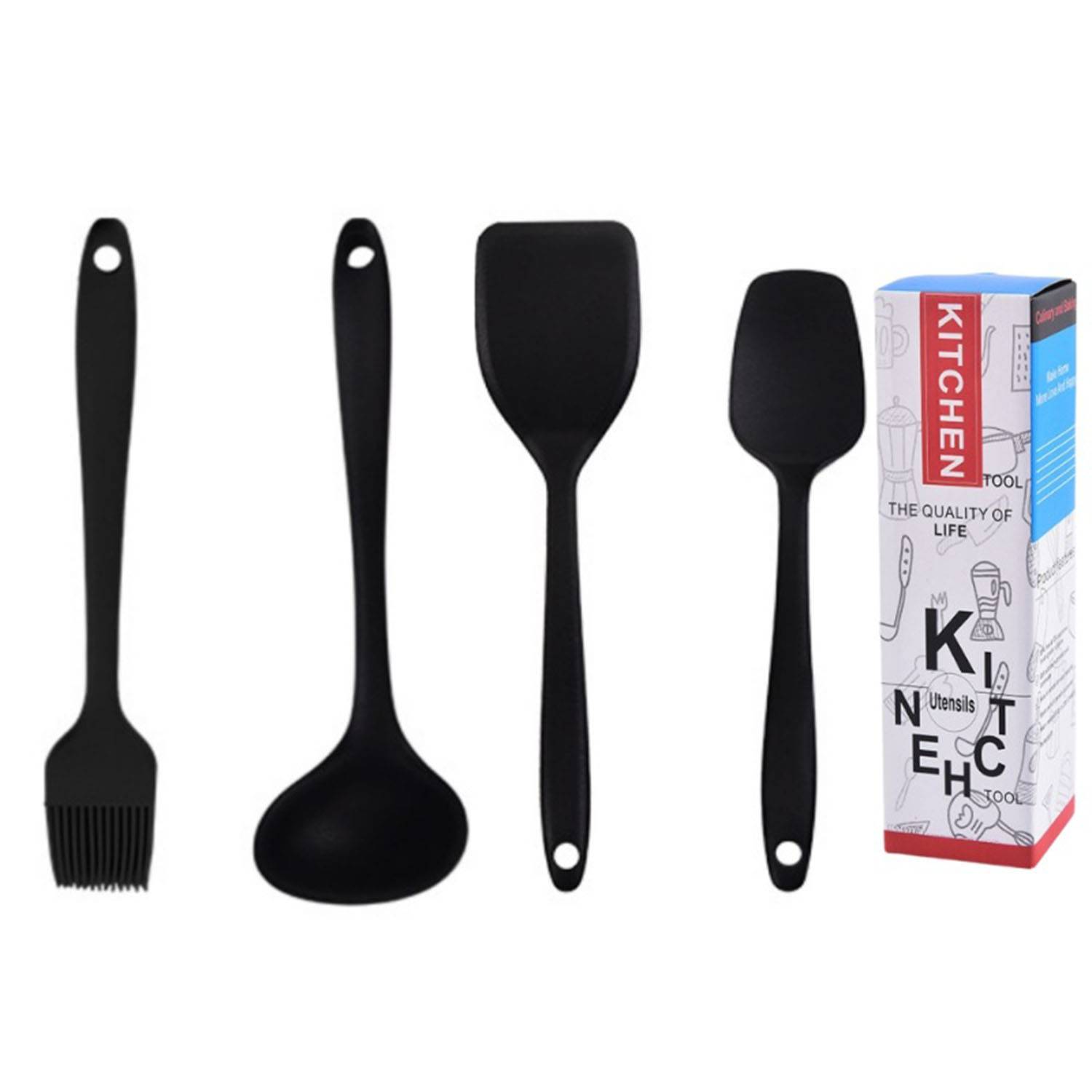 4 Piece Silicone Cooking Utensil Set 3