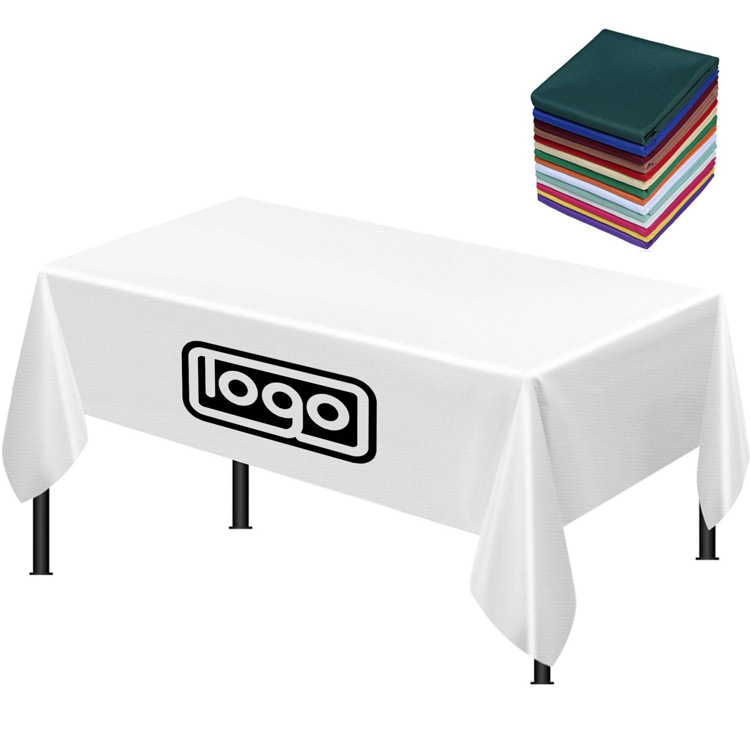 Custom 57x 82 IN Antifouling and Wrinkle Tablecloth 8