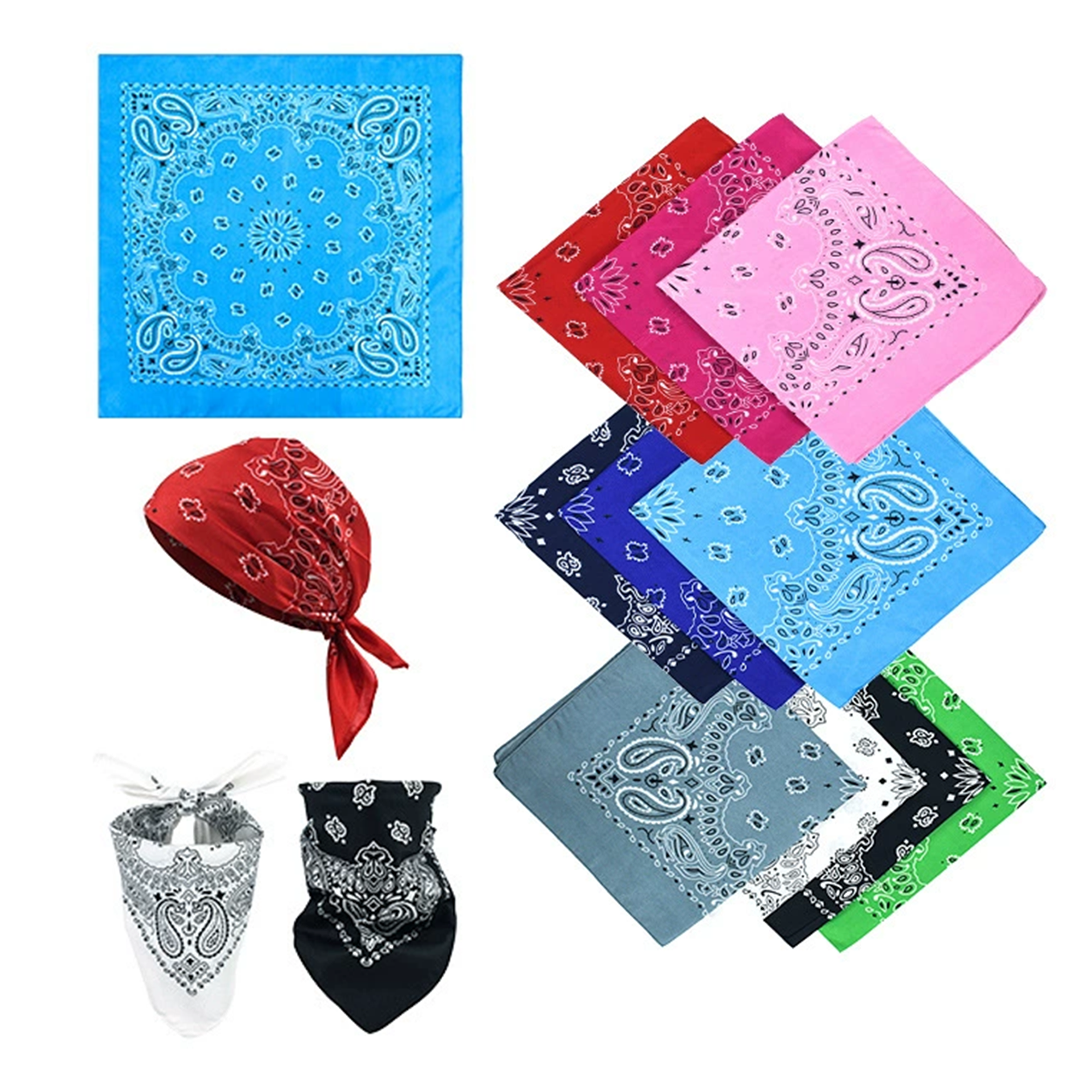 Custom Polyester Bandana Scarf 2