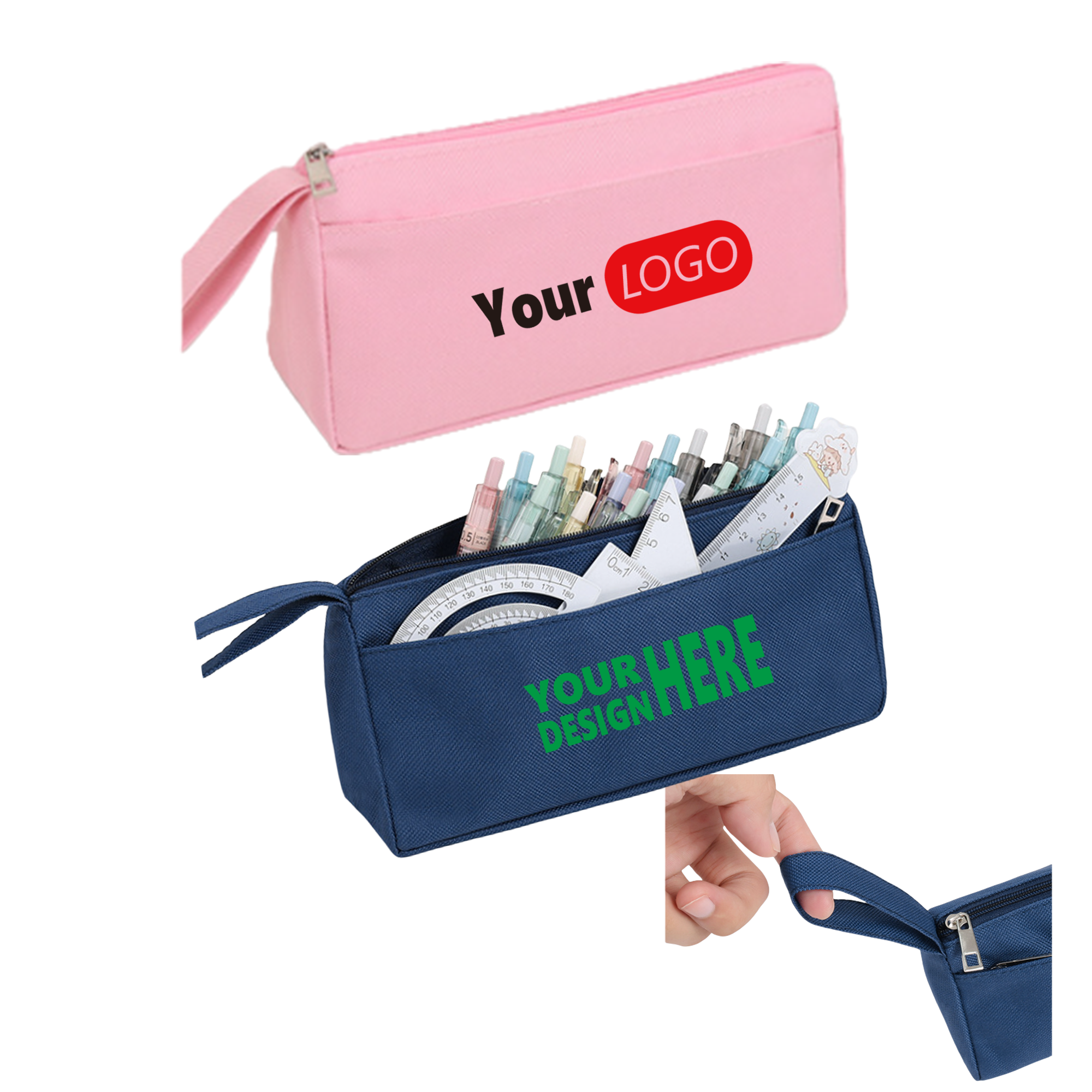 Triangle Pen Case For Teen MOQ50 3