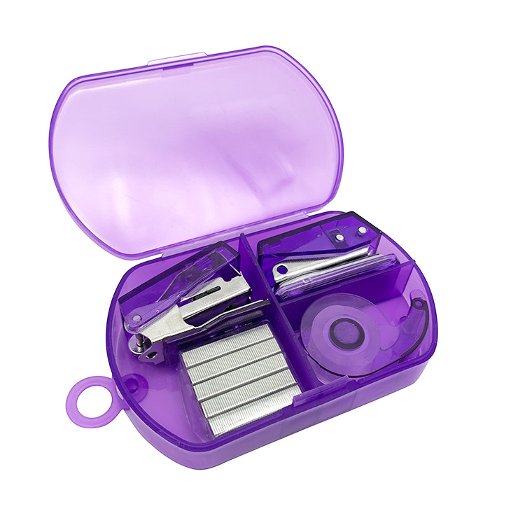 Basics Office Supplies Desk Accessories Kit Stapler Set Tape 4