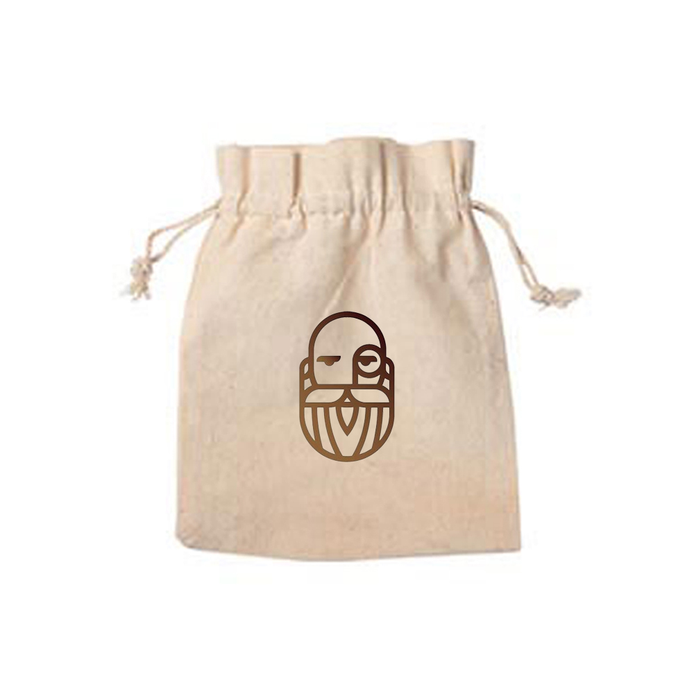 5" x 7" Deluxe Natural Cotton Pouch. 3