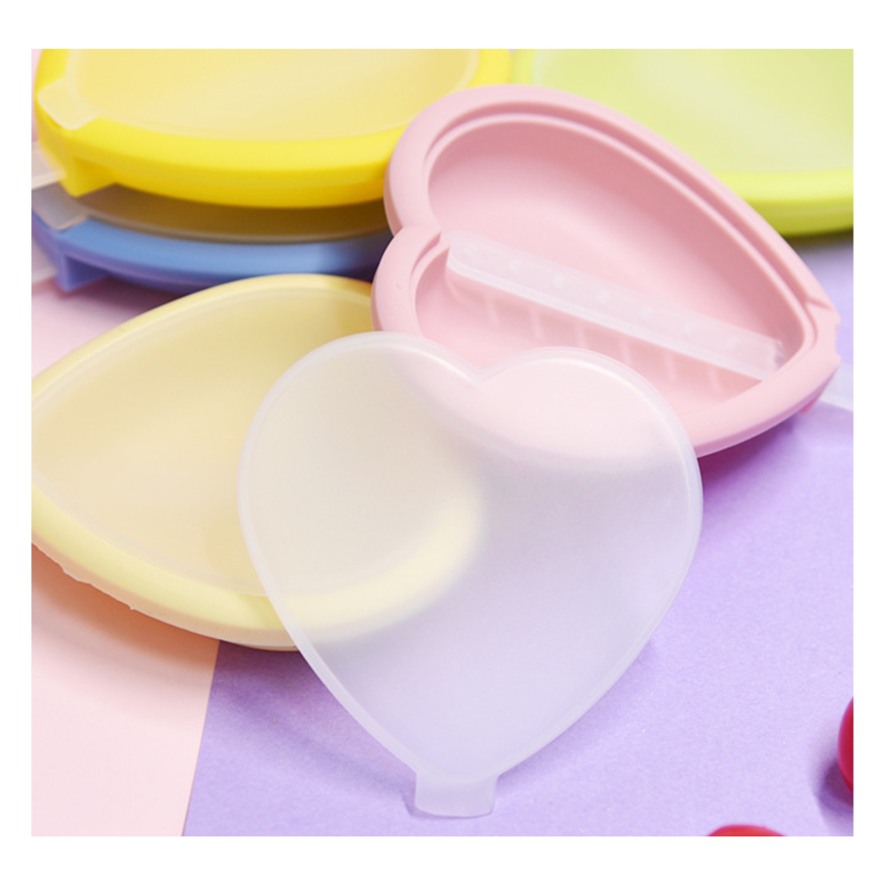 Silicone Heart Shape Popsicle Mold - OCEAN 2