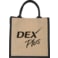 Medium Jute Gift Tote, custom tote bag with logo imprint 17