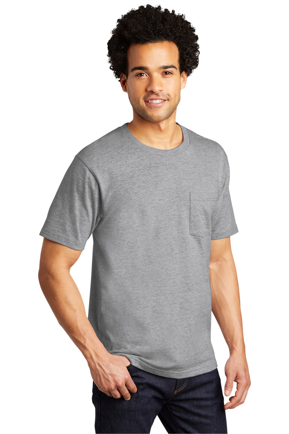 Port & Co Bouncer Pocket Tee PC600P 40