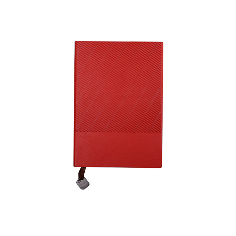 A5 Diagonal Textured Soft PU Cover Notebook W/ Metal Bookmark 11