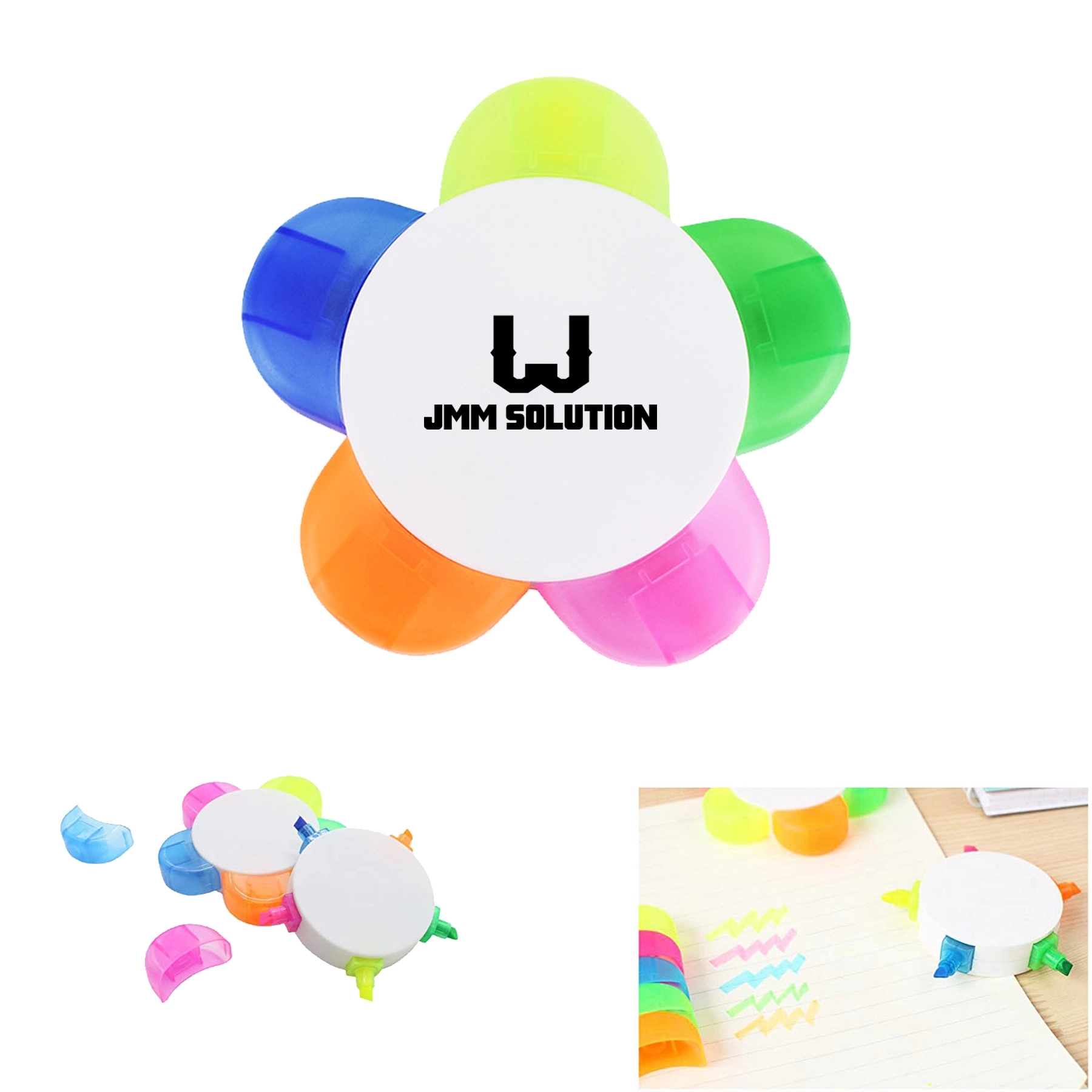 Multi-color Highlighters Petal Flower 2