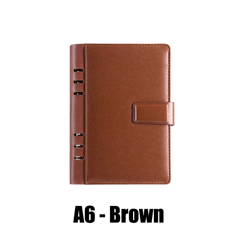 PU Leather A6/A5 Business Travel Journal Binder Notebook 18