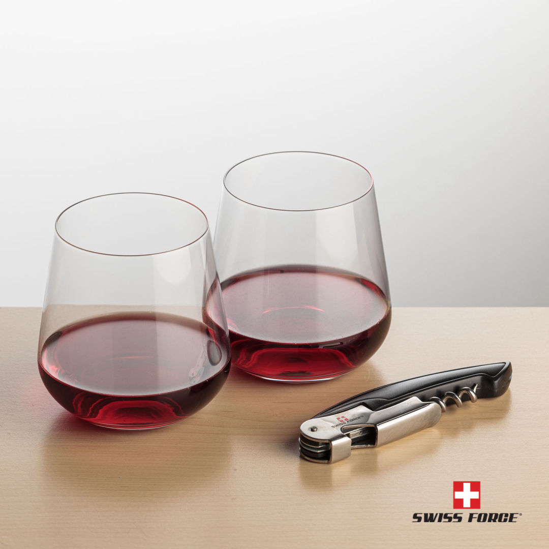 Swiss Force® Opener & Howden Stemless Wine 13