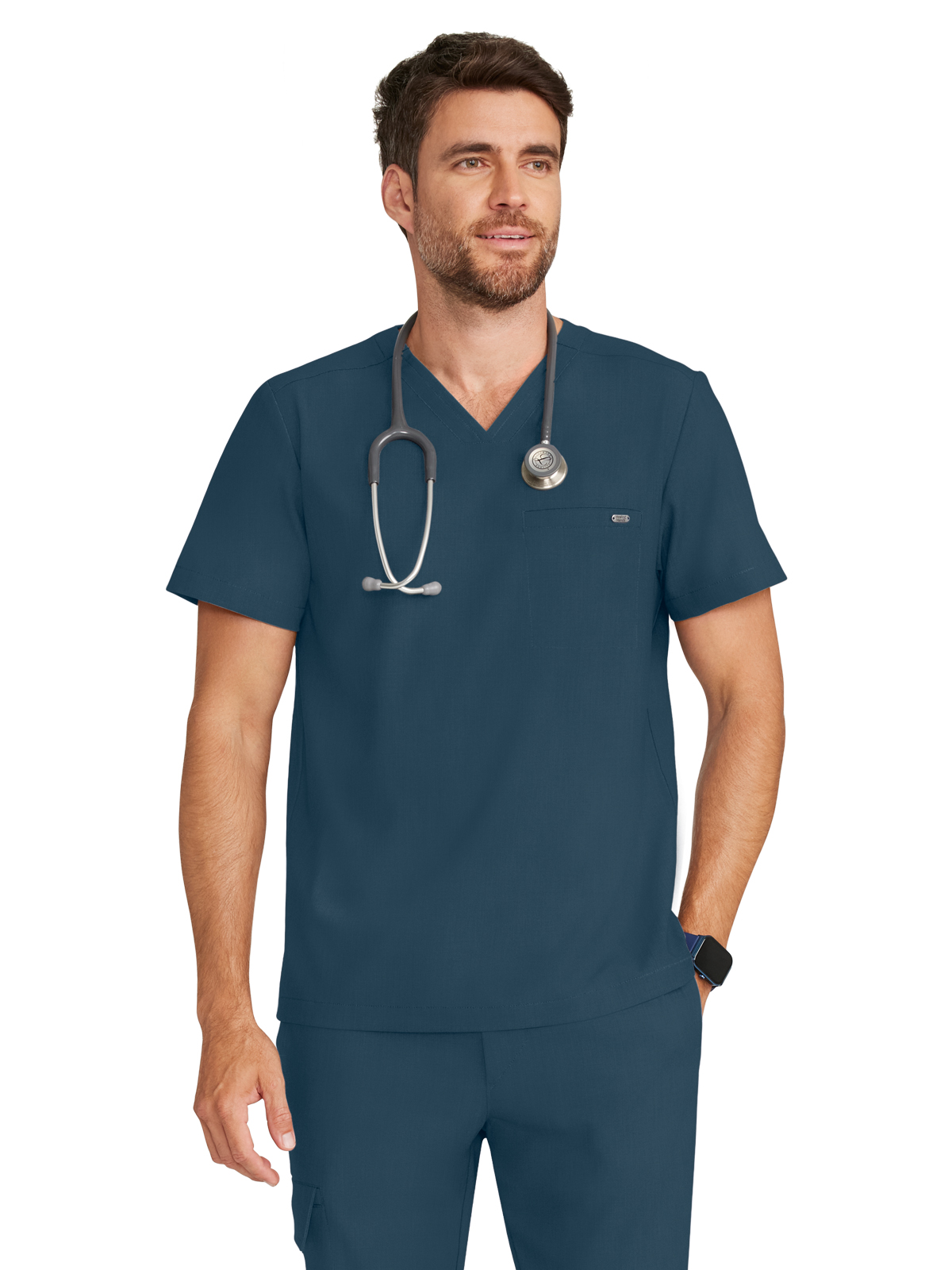 Healing Hands - HH Quest - Men's 1-Pocket V-Neck Top 2