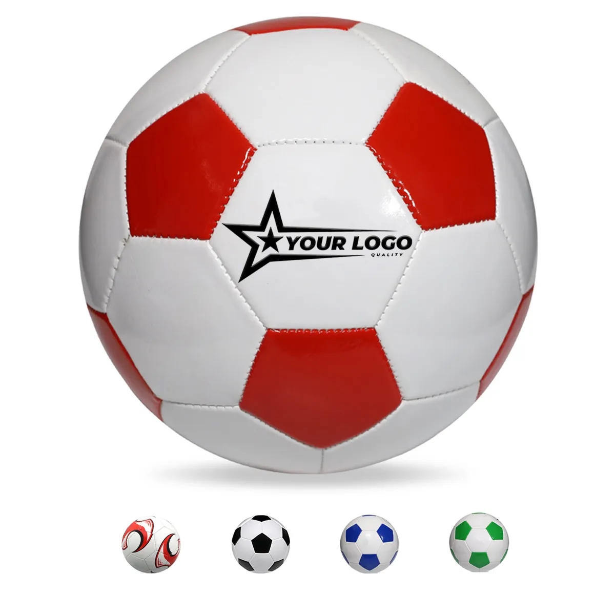 Size 4 Outdoor Kids Adults Game Training Soccer Ball 2