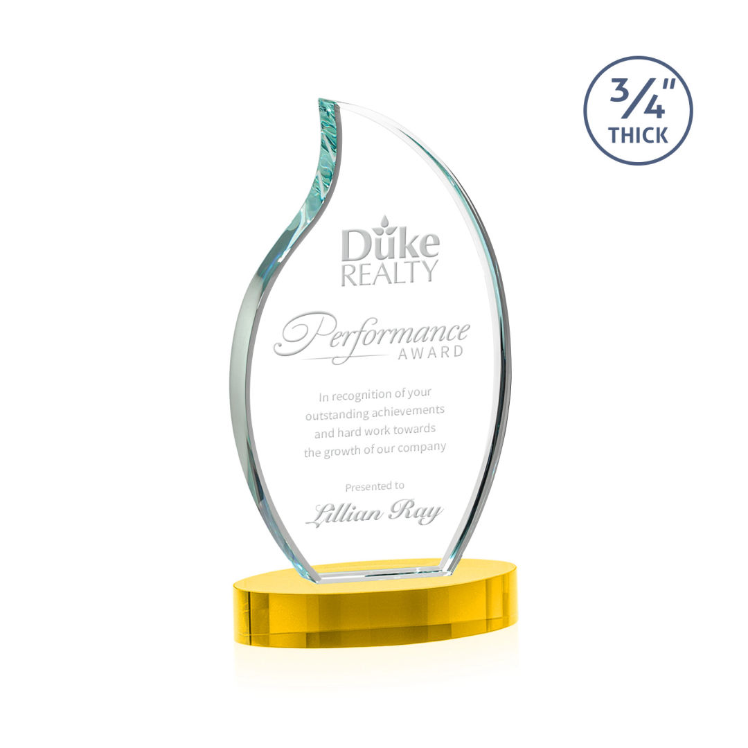 Croydon Flame Award on Alberton Base - Gold 10