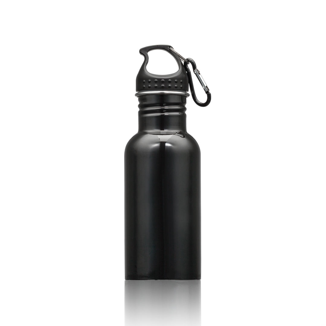 Wide Mouth Bottle with Carabiner - 16oz 7