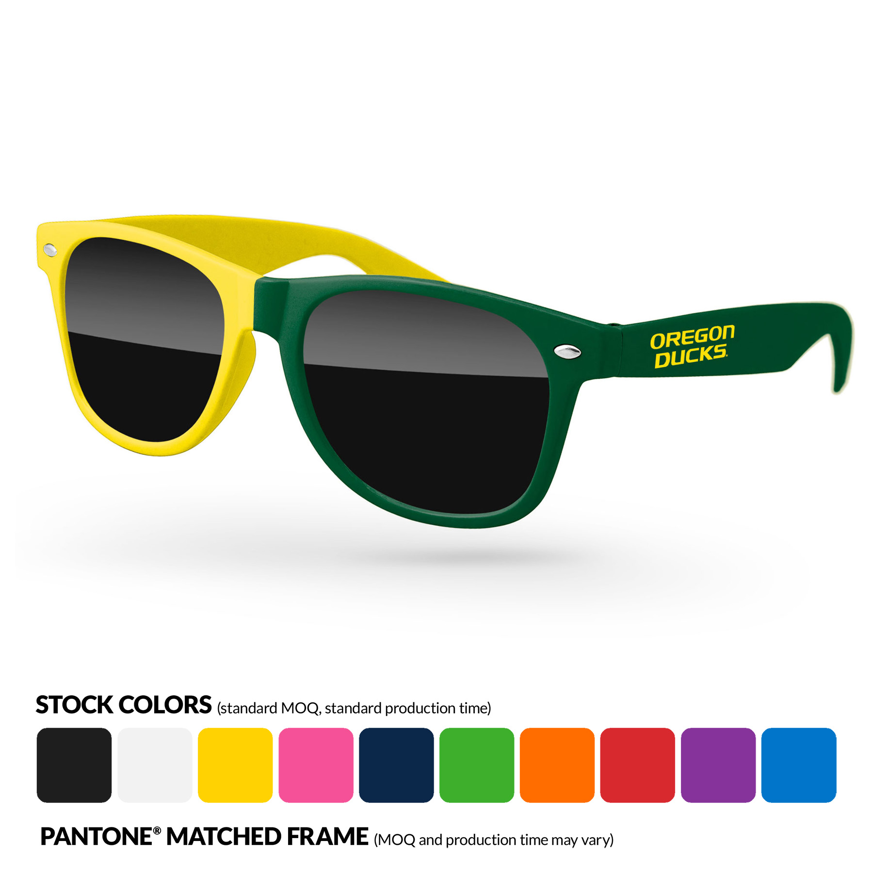 Split-Tone Retro Sunglasses 8