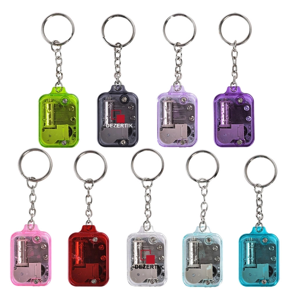 Mini Acrylic Musical Box Keychain 2