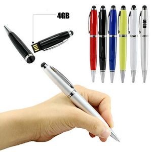 3 In 1 USB Drive Metal Pen With Stylus 14