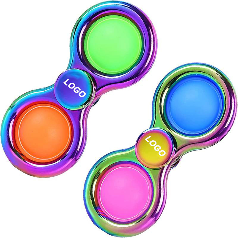 Double Bubbles Fidget Spinner Push Pop Sensory Fidget Toys 3