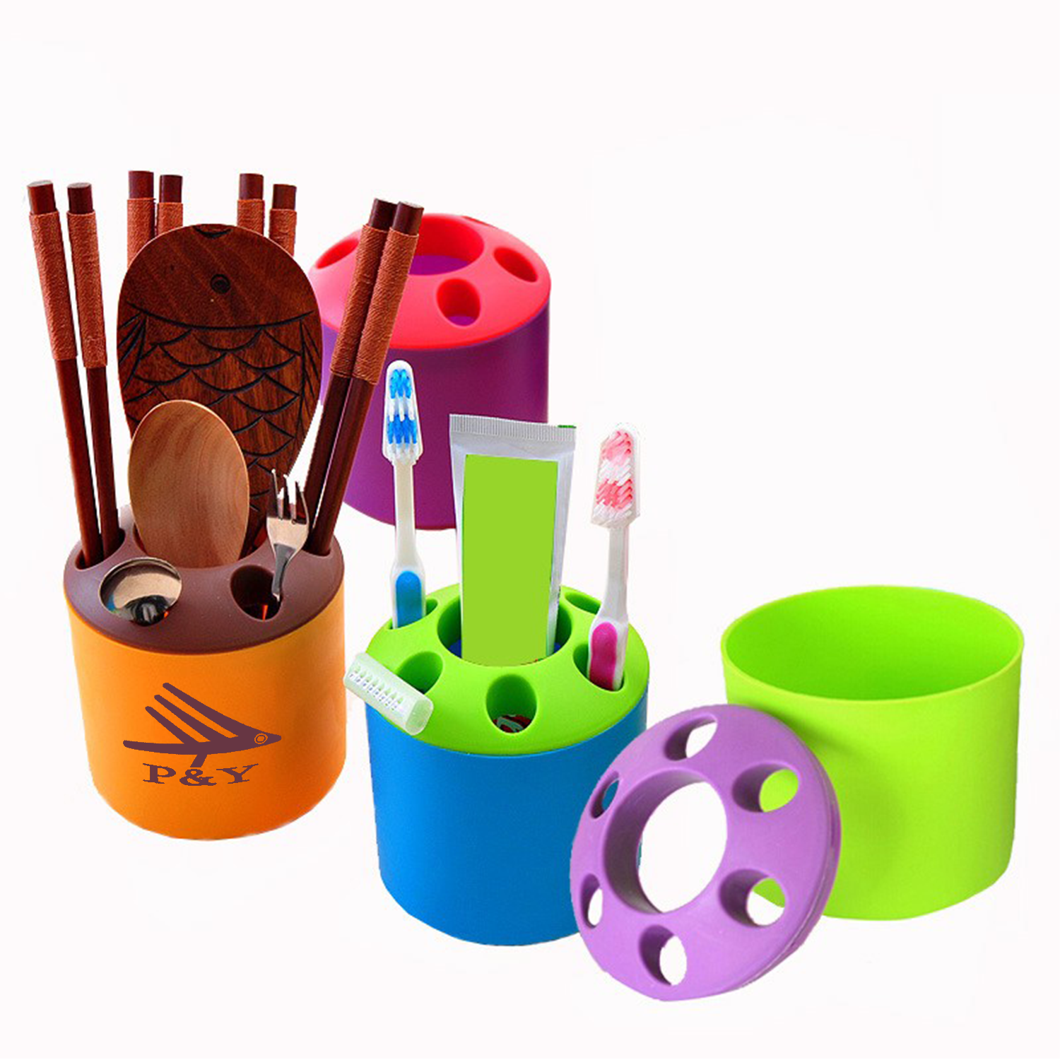Multi-Function Toothbrush Holder 1