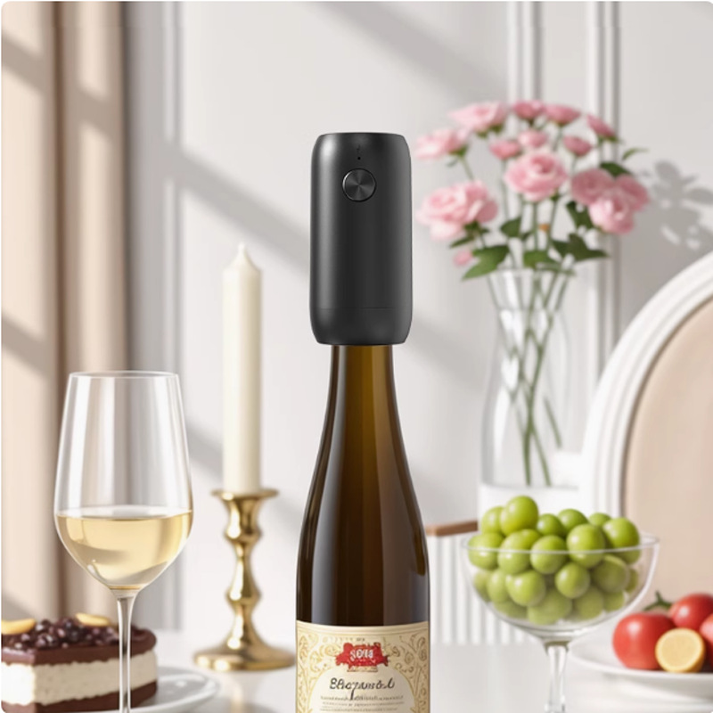 Electric Wine Saver & Preserver Pump with Vacuum Wine Stopper 5