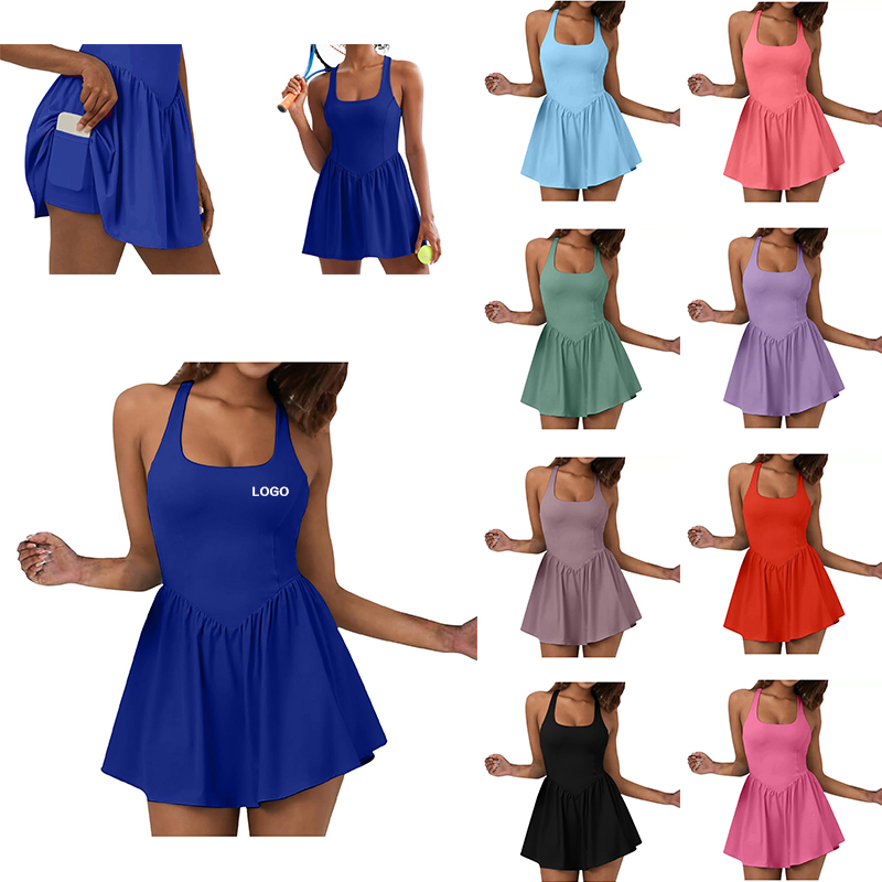 Women's Summer Athletic Tennis Dress 8