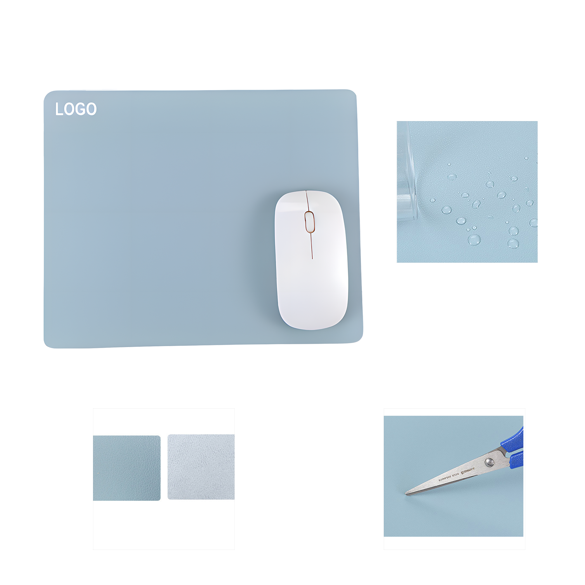 Full Color Leather Mouse Pad 2