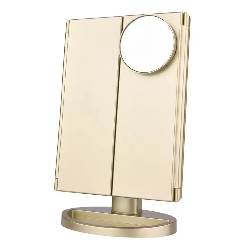 21 LED Tri-Fold Magnifying Makeup Mirror 6