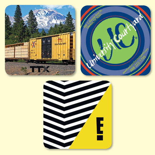 Vynex DuraTec 4"x4"x1/16" Hard Surface Drink Coaster